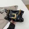 Moda Simple Nueva Primavera 2026 Bolso de Hombro Cuero Suave Bolso Tote Plegado Estiloso Gran Capacidad Estilo Coreano Bolso de Axila