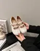 Sapatos Mary Jane Vermelhos Delicados Estilo Fada Femininos 2026 Novo Verão com Saias Sapatilhas Pequenas de Couro