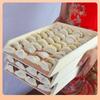 Bandeja para Dumplings Comercial de Gran Capacidad, Bandeja de Madera para Dumplings Frescos, Multicapa, para Uso en Casa y Congelación