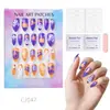 24 Peças de Unhas Postiças Usáveis para Adultos Produtos Acabados Transfronteiriços Patches de Manicure de Alta Qualidade Manicure Amêndoa Removível Atacado