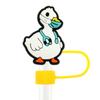Patos Fofos Desenho Animado Acessórios Decorativos para Canudo DIY Festa Tampa de Poeira para Canudo Tampa de Canudo Stanley 10mm