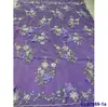 Vestido Francês Lantejoula 3D Vestido de Casamento Tecido de Renda Lantejoulas de Noiva Tecido de Renda