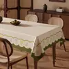 Mantel Estilo Vintage, Impermeable, Resistente al Aceite, No Lavable, Lujo Ligero, Sensación de Alta Gama, Mantel Retro para Mesa de Café de Uso Doméstico, Cubierta de Mesa de PVC