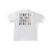 Comercio exterior al por mayor transfronterizo marca de tendencia estilo japonés camuflaje tiburón, cabeza de tigre, hombre-mono bloques de color luminoso manga corta corte holgado camiseta de pareja