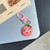 Llavero de Fruta con Expresión Linda Colgante Cambiable de Dibujos Animados Coloridos Accesorios para Mochila Escolar de Estudiante Accesorios de Manzana Mango