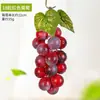 Cachos de Uva Simulados, Uvas Plásticas de Frutas Simuladas, Adereços de Modelo de Frutas Falsas, Plantas Verdes, Pingentes de Decoração de Interiores