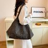 Bolso de Lona con Estampado de Leopardo para Mujer, Bolso Grande de Gran Capacidad, Nuevo Modelo 2024, Bolso de Mano Portátil de Moda, Bolso de Hombro para Mamá Versátil