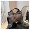 Bolsa Feminina Simples e Fashion para o Trabalho Grande Capacidade Nova Bolsa Tote Feminina Primavera e Outono 2025 Bolsa de Ombro Relaxante Bolsa de Mão