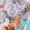 Maçã Banana Pirulito Chiclete Gotejador Molde diy Série de Frutas Açúcar Flip Chocolate Silicone Molde Laranja Uva