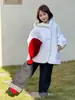 Abrigo con Piel Integrada para Niña 2026 Invierno Nuevo Estilo Reversible 100% Lana de Cordero Engrosado Abrigo para Bebé Niña