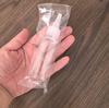 Botella de punta puntiaguda transparente de 30/50/100 ml y 500 ml, botella de loción, botella cuentagotas, botella de plástico PET, botella vacía subenvasada para maquillaje