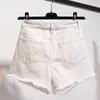 AliExpress Novos Shorts Jeans Femininos Europeus e Americanos Soltos de Perna Larga Hot Pants Cor Clara Finos Shorts para Meninas Atacado