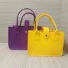 Suministro directo del fabricante: Bolso de fieltro People's Post, Bolsa de compras ecológica, Nuevo bolso de mano de fieltro de gran capacidad, Regalo