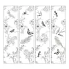 Azulejo de Cerámica Integral Maillard Francés para Baño Medio Piezas Florales 300x 1200 Panel de Pared Azulejo de Pared de Fondo Artístico
