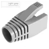 Categoria 7 Capa de Conector de Cristal Venda Quente Capa de Borracha Pvc Colorida para Conector de Cristal Capa Protetora para Conector de Cabo de Rede Amigo do Ambiente Rj45
