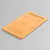Bandeja Pequeña de Bambú para Té Seco, Accesorio para Bolsa de Viaje, Mesa de Té, Suministros de Hotel, Bandeja de Comida, Tabla Pequeña de Bambú