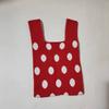 Bolsa de Regalo para el Día de la Mujer, Souvenir, Bolsa Tejida Estilo Lazy, Bolso de Mano Tejido con Flores, Bolso Tote, Bolsa Cubeta de Regalo