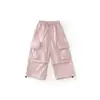 Fábrica de origem calças compridas 2026 primavera/verão calças jogger calças casuais da moda bolso moda calças de trabalho infantis grande MDD