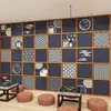 Estilo japonés ropa Museo papel tapiz 3D pantalla tridimensional casa jujiu tema tienda de sushi script kill fondo pared papel tapiz