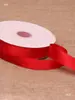 Cintas de seda roja grandes cintas de seda roja ferretería de té cinta para atar en casa cinta de satén rollo grande para coche nuevo embalaje de festival cinta de colores