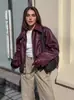 Chaqueta de cuero estilo motociclista 2024 Europa y Estados Unidos otoño e invierno nuevo abrigo suelto moda transfronteriza abrigo de cuero nuevo abrigo de mujer