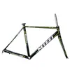 Cuadro de Carretera MIZZI Aleación de Aluminio Horquilla Delantera Semi-carbono Cuadro de Bicicleta de Montaña TRC-2 con Juego de Dirección con Arnés de Asiento Cuadro