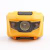 Lanterna de Cabeça Recarregável com Sensor de Onda de Luz Forte Bateria Seca Luz de Pesca LED ao Ar Livre À Prova d'Água Recarregável