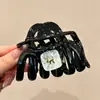 Pinzas para el pelo de lazo estilo coreano, accesorios para el pelo de alta gama, pinzas de tiburón, horquillas exquisitas para mujeres jóvenes, pinzas para el pelo de otoño e invierno para la parte trasera de la cabeza