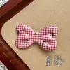 Presilha de Cabelo com Laço de Bolinhas, Presilha Lateral, Estilo Doce para Meninas, Presilha para Franja, Grampo de Cabelo, Presilha Bico de Pato, Piranha, Acessório de Cabelo