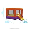 Mini Castillo Inflable con Tobogán, Trampolín Inflable para Casa de Niños, Castillo Inflable Pequeño para Patio Interior