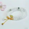 Pulsera de Jade Natural Guan Yu Jade Verde de Tianshan Círculo Único para Mujer Venta al por Mayor de Fábrica Transmisión en Vivo Dropshipping S3050503