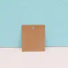 Cartão de Papel Kraft Marrom para Joias Atacado Cartão para Brincos Colar Broche Grampo de Cabelo Cartão para Anel Embalagem Cartão de Exibição de Joias