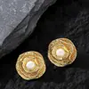 Pendientes de Camelia y Perla Tridimensionales Exquisitos y Simples, Modernos y Elegantes, Ideales para el Trabajo