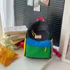 Nueva Mochila Escolar Pequeña Estilo Coreano de Color Contrastante para Jardín de Infancia, Mochila Simple, Ligera, Moderna y Genial para Niño, Mochila Dopamina a la Moda