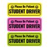 Pegatinas magnéticas para coche para conductores novatos, pegatinas reflectantes resistentes, parachoques, señales de seguridad magnéticas, variedad de colores, venta al por mayor