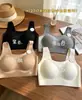 Cuidado del Algodón Hermoso Espalda Soporte Fijo Estilo Chaleco Bandeau Sin Costuras Versátil Bandeau Sin Varillas Ropa Interior 2717