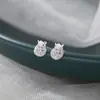 Plata de ley S999 diamante estilo chino mini billetera aretes ins elegante alta gama billetera aretes joyería para mujeres