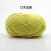 Hilo de Algodón de Leche de 4 Hebras para Bebé para Tejer Bufanda a Mano, Ovillo de Hilo Medio Grueso, Manta, Hilo para Crochet DIY, Kit de Materiales para Tejer Hecho a Mano