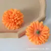 Horquilla flor material diy cabeza de flor sombrero de graduación Hanfu cabeza de flor de diente de león accesorios para el cabello tenis cabeza de crisantemo flor artificial