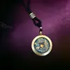 Directo de fábrica: Colgante de concha Gahu de animal del zodíaco estilo antiguo, collar cultural y creativo para hombres y mujeres, accesorio de concha protector