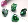 Color especial 5A color corazón 34# verde claro 35# Circonio verde circón 3*3 a 10*10mm fábrica al por mayor resistente a altas temperaturas