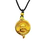 Suministro en vivo colgante de disco chapado en oro Buda sonríe siempre abierto Buda Maitreya cadena de suéter Xiangyun auspicioso Ruyi primera venta al por mayor