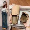 Chinelos Birkenstock, Meias Pantufas com Biqueira, Meias Pantufas Femininas para Uso Externo, Sandálias Slip-On Retro Novas Versáteis e Fashion