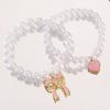 Pulseira feminina simples de pérolas barrocas feita à mão design de nicho ins pulseira ajustável atacado