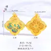 Larga duración no se decolora Oro de arena de Vietnam método antiguo azul quemado seda colgante de ciervo de nueve colores accesorios DIY cadena de collar suéter estilo nacional
