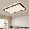 Lámpara de Techo para Sala de Estar Estilo Francés de Mediados de Siglo Espectro Completo Protección Ocular Estilo Wabi-Sabi Lámpara Principal para Pasillo Grano de Madera de Nogal Lámparas Retro