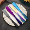 Acero Inoxidable 3 en 1 Cuchillo para Mantequilla Cuchillo para Queso Espátula para Mantequilla Rascador de Mermelada para Pan Espátula para Crema