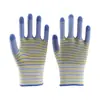 Guantes de Protección Laboral con Patrón de Cebra Resistentes al Desgaste Antideslizantes Espesor Reforzado Guantes de Trabajo Ligeros Antiestáticos Guantes de Protección Laboral