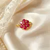Nuevo Estilo Chapado en Cobre de Oro de 18 Quilates con Oro Real, Zirconia de Conservación de Color Incrustada Colgante Doble DIY Hecho a Mano Collar de Perlas Pulsera Accesorios de Joyería