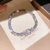 Pulsera de Flor Redonda de Circonita Estilo Francés, Pulsera Retro de Palacio de Gama Alta, Joyería de Moda de Lujo Ligero al por Mayor